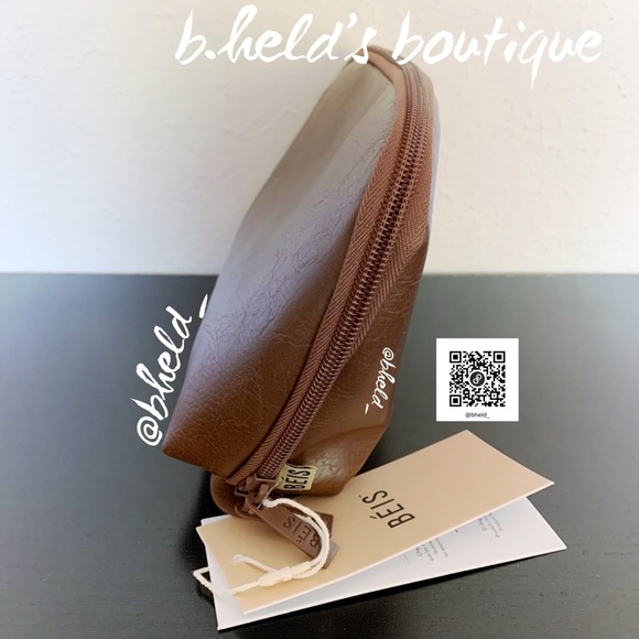 BÉIS The Cosmetic Pouch Set in Maple Brown Brand New NWT - Picture 5 of 16